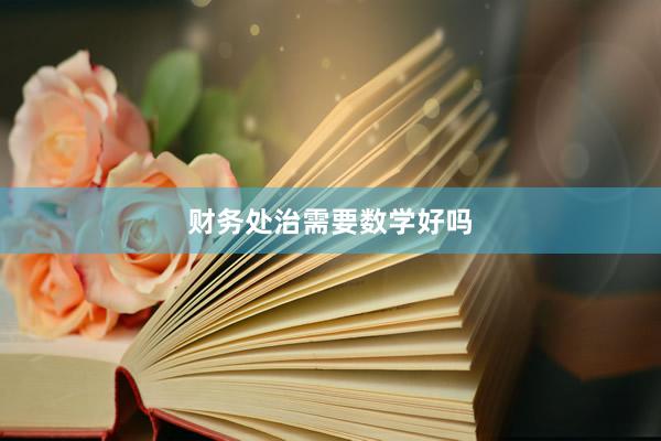 财务处治需要数学好吗